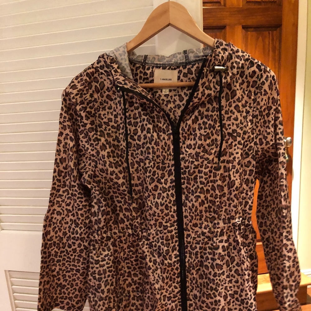 Leopard Print Windbreaker